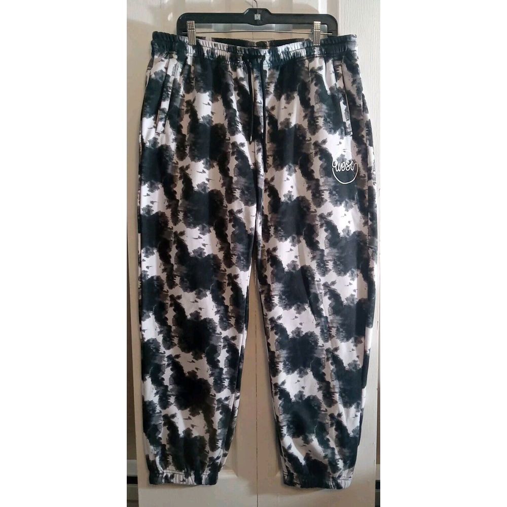 WeSc Conspiracy Unisex Black Grey White Jogger Pants Size‎ 3XL Women Men 2XL